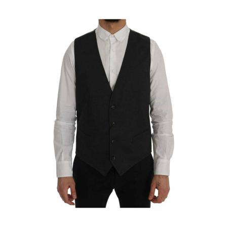 Dolce & Gabbana, Suit Vests Szary, Mężczyzna, Rozmiar: L