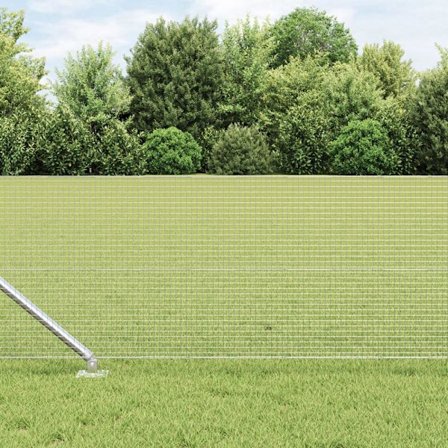 Stängselstolpe Silver 50 x 0,4 m (16 x 16 mm nät) Stål