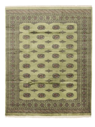 Pakistan Bokhara 2Ply Rug 200X253 Dark Green/Dark Yellow Wool, Pakistan