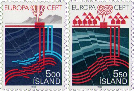 Island 1983 - AFA 598-599 - Postfrisk