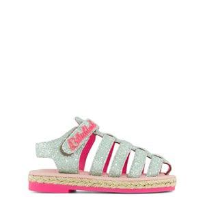 Billieblush Green Turquiose Branded Glitter Sandals - Sandals - 35 EU - Green