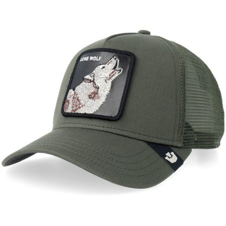 Goorin - Grön trucker Keps - Lone Wolf Palm A-frame Trucker @ Hatstore