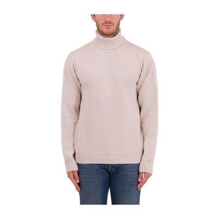 Alpha Studio, Knitwear Beżowy, Mężczyzna, Rozmiar: M