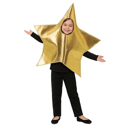 Skinnende Stjerne Børne Jule Maskerade Kostume