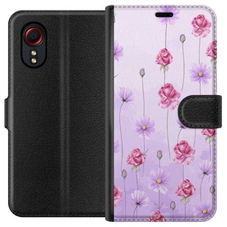 Yhteensopiva Lompakkokotelo Samsung Galaxy Xcover 5 Petal Reverie Lilac Mist