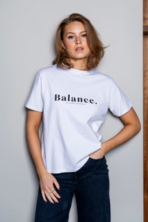 MISSMAYA - Balance Tee White - S
