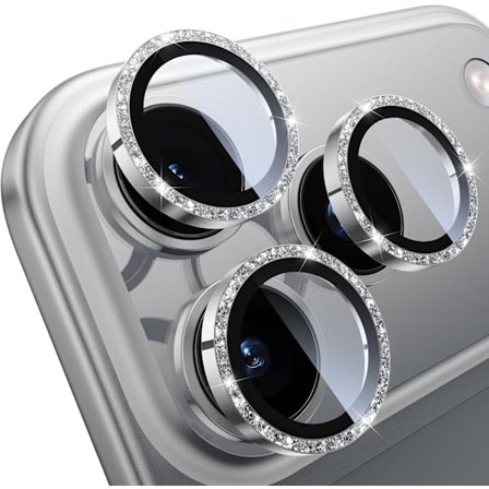 för iPhone 17 Pro Max/iPhone 17 Pro Kameraskydd - 9H Hårdhet Reptåligt Bubblfritt, HD Härdat Kamerametall