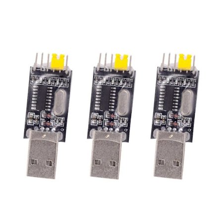 3 stk USB til RS232 TTL Konverter Adaptermodul/USB TTL Konverter UART Modul CH340G Modul 3.3V 5V Bryter