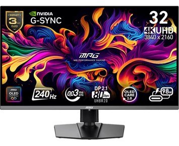 MSI MSI 32tum 322URX - 32tum QD-OLED-gamingskärm med grymma hastigheter