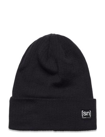Riffler Beanie Accessories Headwear Svart Super.natural