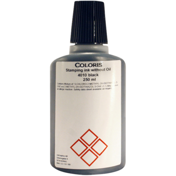 Stempelfarge Svart 4010P 250ml