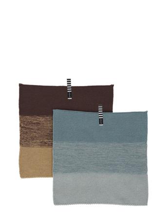 Niji Dish Cloth - Pack Of 2 Home Kitchen Wash & Clean Dishes Cloths & Dishbrush Sininen OYOY Living Design
