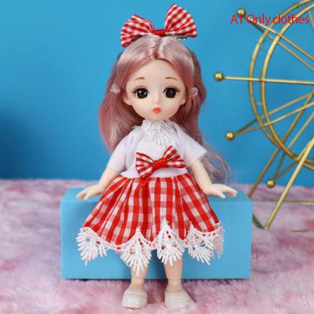 16-17 Cm Dockkläder Dress Up Kjol Suit Bästa Presenterna Till Barn