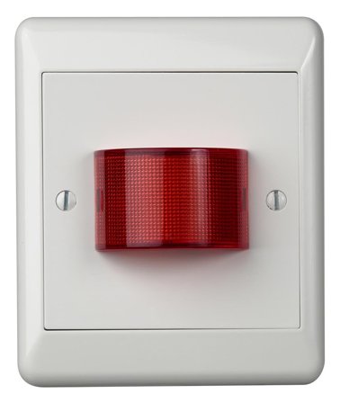 Elko EKO06691 Markeringslys halogenfri termoplast Rød linse, Strømbrytere & vegguttak