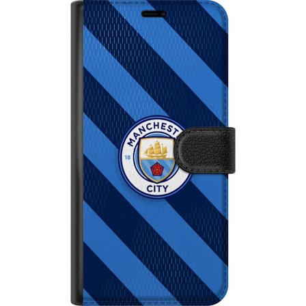 Kompatibelt Plånboksfodral till Asus Asus Zenfone 10 Paris Saint-Germain klubbmärke med Eiffeltorn, blå cirkulär logotyp med röd mittlinje och de