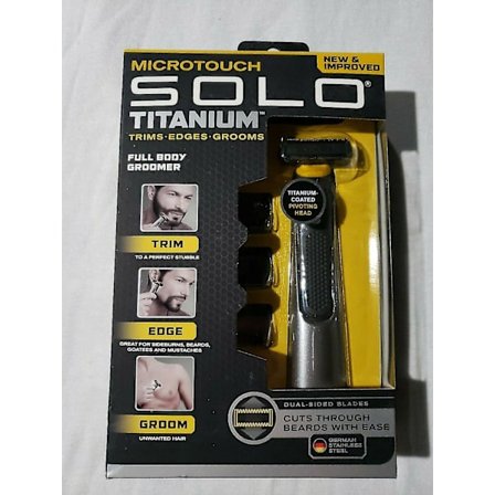 Micro Touch Solo Titanium Ansikts- / Helkropps-trimmer Trimmer Kanter og Styler