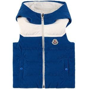 Kids - Moncler Blue Vasso Down Vest 12-18 Months - Coats and jackets - 12-18 months - Blue - Junge