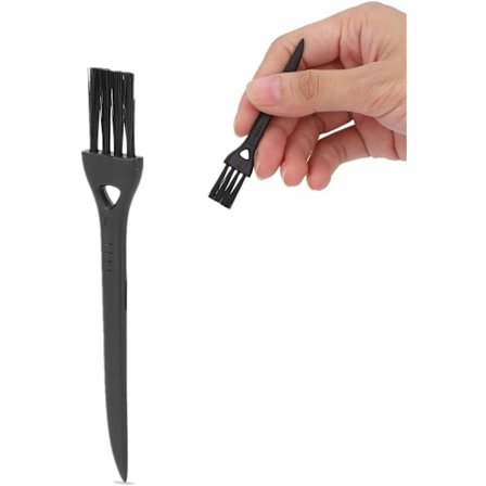 Rengøringsbørste til elektriske barbermaskiner, PP-håndtag, mini-saksebørste, nylon barbermaskinerenser