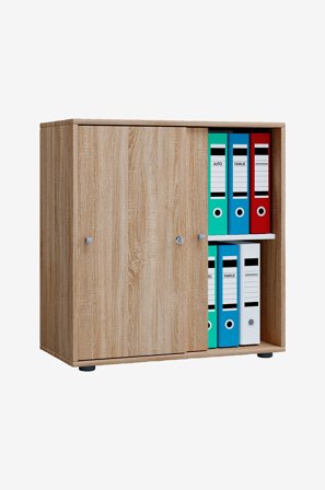 VCM - Kontorskab Lona L med skydedøre - Flerfarvet - Skabe - Fra Homeroom