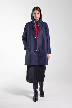 Mosebacke Raincoat Navy