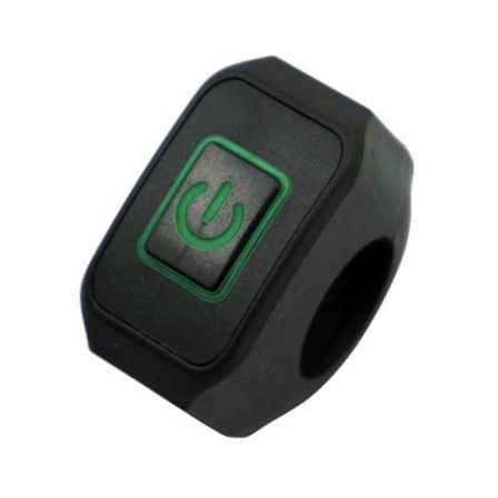 Motorcykel Styre Switch Med Led Lampa Momentry Knapp För Elbil 22mm