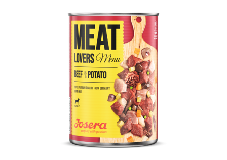 Josera Meat Lovers Biff og Potet Våtfòr 800g