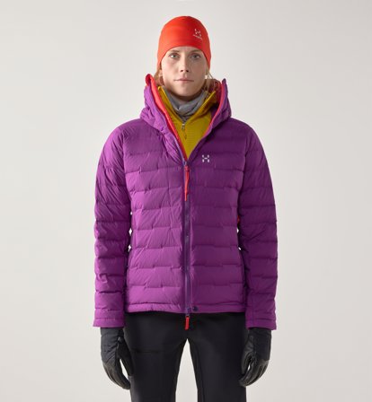 Haglöfs Spitz Down Hood Women Grape Purple - Naiset - L