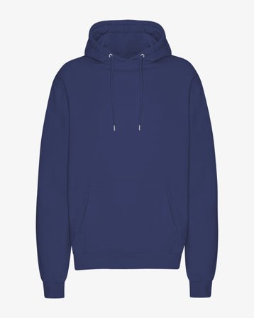 Classic Organic Hood - Marine Blue - Male - 2XL