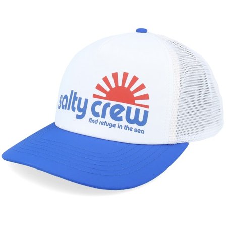 Salty Crew - Blanc trucker Casquette - Fun In The Sun Off White/Bold Blue A-Frame Trucker @ Hatstore