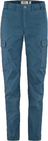 Fjällräven Women's Stina Trousers Women hiking trousers Blue 36 Regular