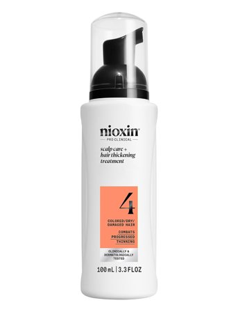 Nioxin Nioxin System 4 Scalp Treatment For Colored Thinning Hair 100 Ml - Nude - 100 ml
