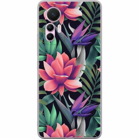 Xiaomi 12 Lite Genomskinligt Skal Blommor