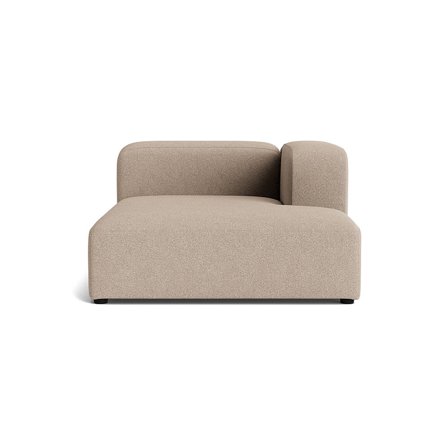Milo XL chaiselong, højrevendt - Loop Beige - 130x170x72 - Sofa, chaiselong