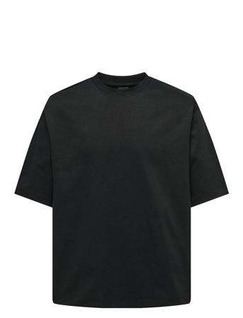 Onsmillenium Ovz Ss Tee Noos Tops T-Kortærmet Skjorte Black ONLY & SONS