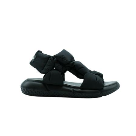 Elena Iachi Sandali IN Tessuto Inbottito svart, Dam Sandaler, Dam, Storlek: 37 EU