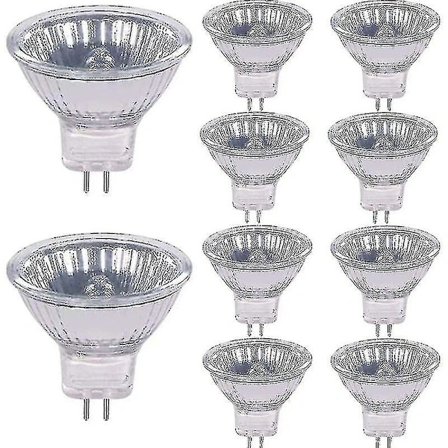 Halogenlamper 20W 12V GU4 Sokkel 2800K Varmhvit Dimbar, 10-pakning (FQ)_tfrf