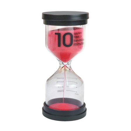 Glas Sandglas Timer Klart Glas Sandglas Ornament Personlig skrivbordsdekoration