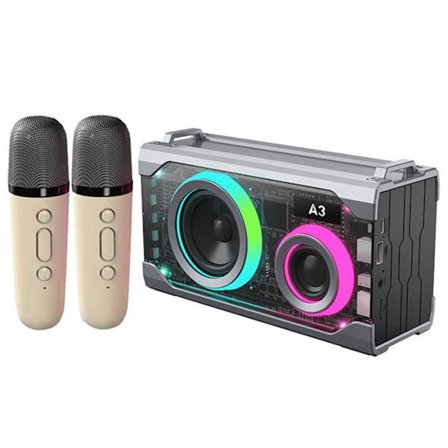 Bluetooth-högtalare - TD - Pulse 7 - 10W - Karaokemikrofon - RGB-belysning