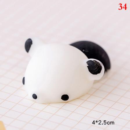 Kawaii Animal Soft Mochi Fidget Toys Antisensoriska Leksaker För Adu
