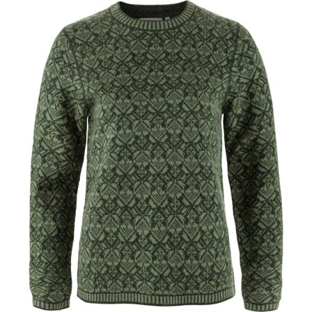 Fjällräven Snow Round Neck Trøje M - female - Deep Forest - Trøjes & knitwear
