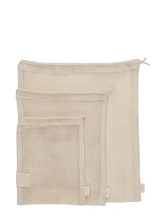 Mesh Bags 3-Pack Home Meal Time Lunch Boxes Creme Haps Nordic