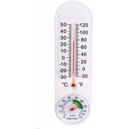 Växthus Termometer Hygrometer, Min Max Termometer Klassisk Design Trädgård Växt Digital Temperatur Fuktighet Vägg Hacc