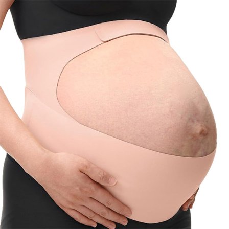 Justerbare støttebånd for gravidmage, pustende nettingstoffbelte for graviditetskomfort