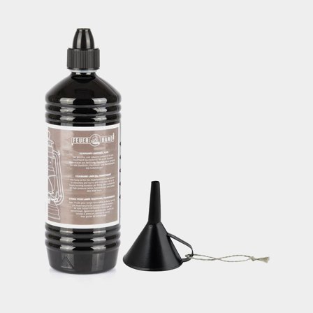 Lamp oil Feuerhand, paraffin, 1 liter + funnel