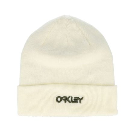 Oakley - Vit cuff Beanie - B1b Logo Beanie Arctic White Cuff @ Hatstore