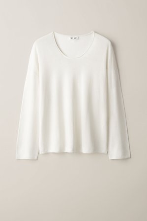 Soft Goat - Silk O-neck - XS - Ivory