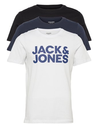 Jack & Jones | Jjecorp Logo Tee Ss O-Neck 3Pk Mp | XXL
