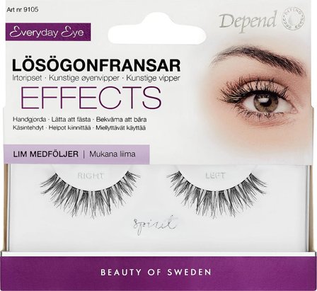 Depend Falske Øjenvipper Spirit, Makeup, Øjenvipper, Kunstige Øjenvipper