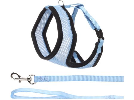 Kattesele med Line, Blå - 43-55cm