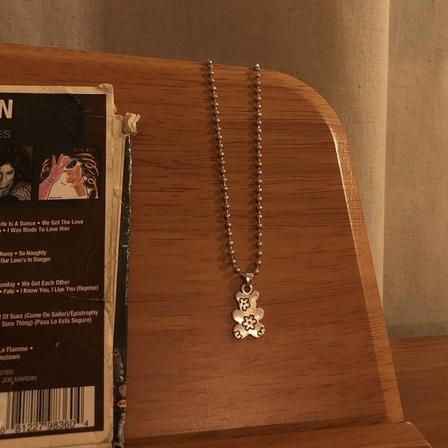 Little Bear Hänge Halsband Armband med Unik Botton Design Hållbar Lätt Långvarig Bästa presenten Till Par Pendant